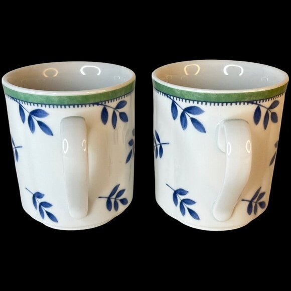 4 New Villeroy And Boch Switch 3 Mugs Set Accent For Castell Cordoba Costa Blue - Picture 8 of 10